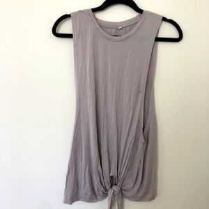 Workout open side tank